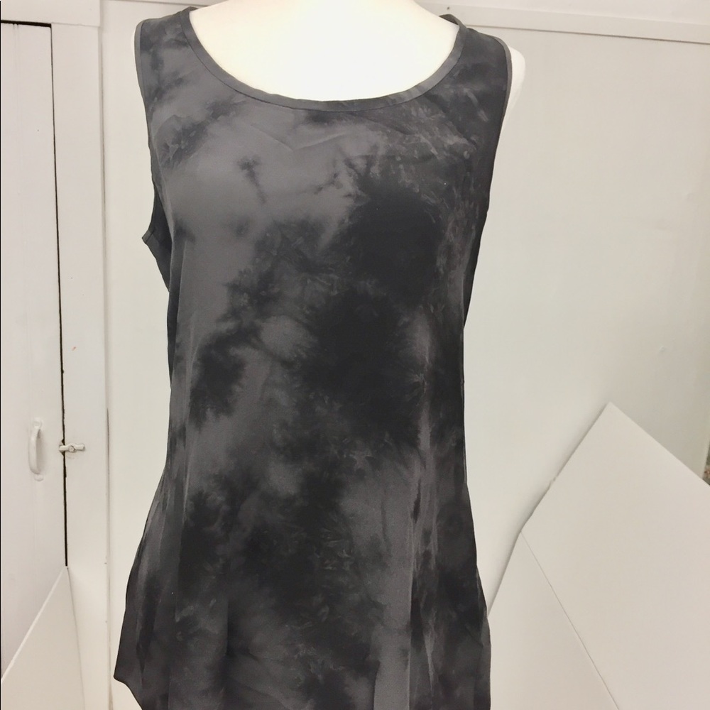 Flowy Tie Dye Silk Eileen Fischer Blouse